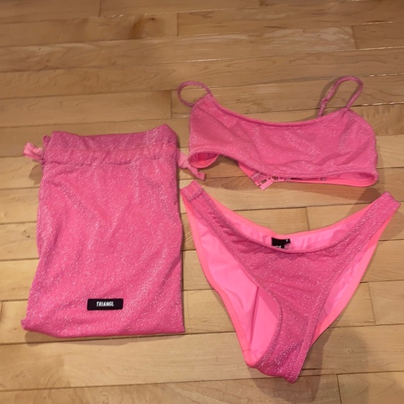 NEW WITHOUT TAGS Triangle bikini -pitaya sparkle - Picture 4 of 10